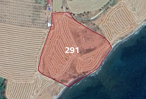 Land for sale, agricultural, directly overlooking the sea in Tekirdağ, Turkey | L291